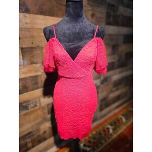Modern Angel Biba Red Lace Dress Size XSmall